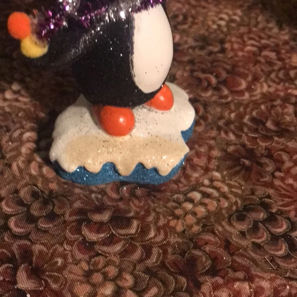 Set of 2 Penguin Ornaments